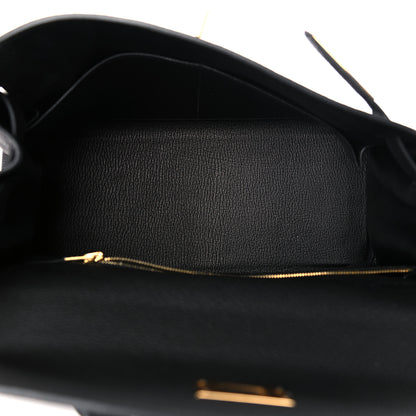Hermes Togo Kelly Retourne 28 Black 5 of 10