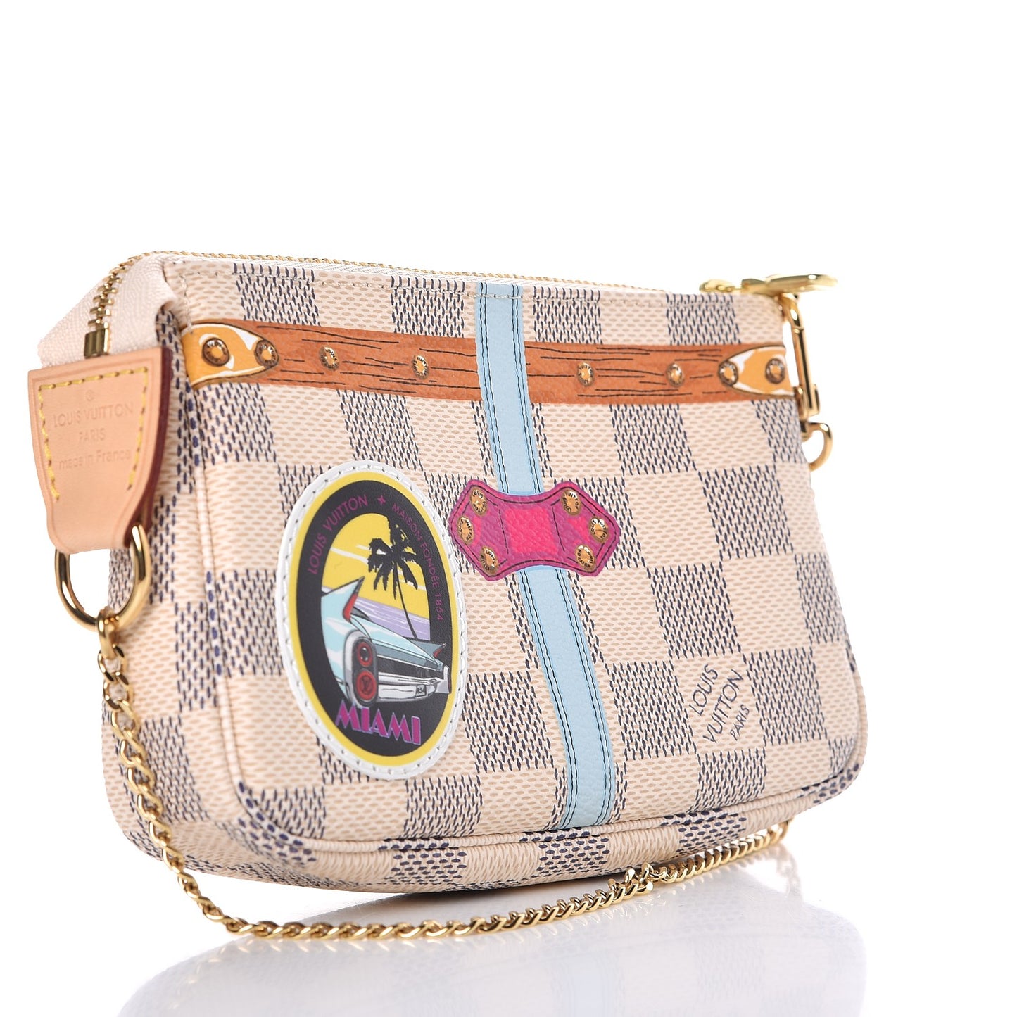 Damier Azur Summer Trunks Miami Mini Pochette Accessories