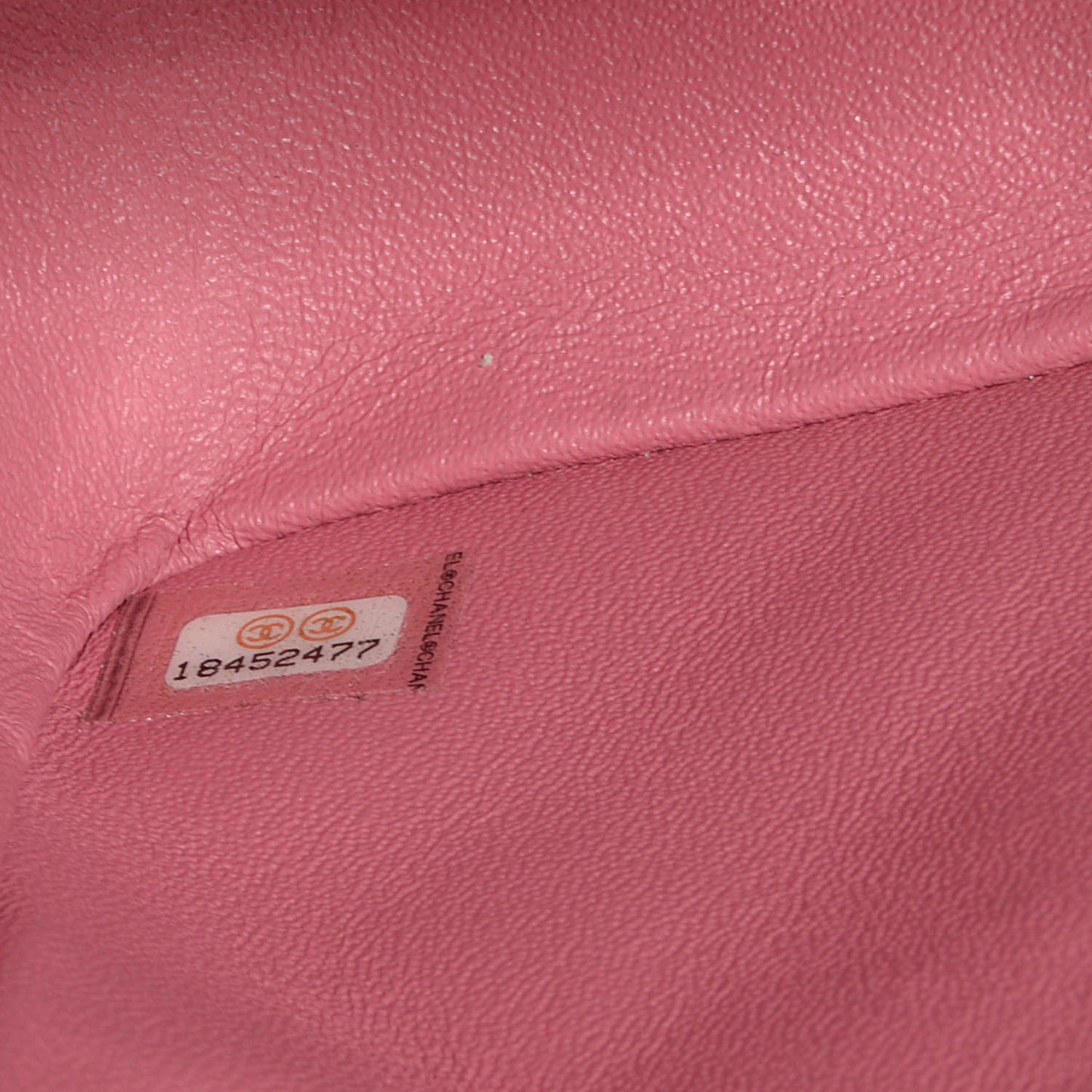 Lambskin Quilted Mini Square Flap Pink
