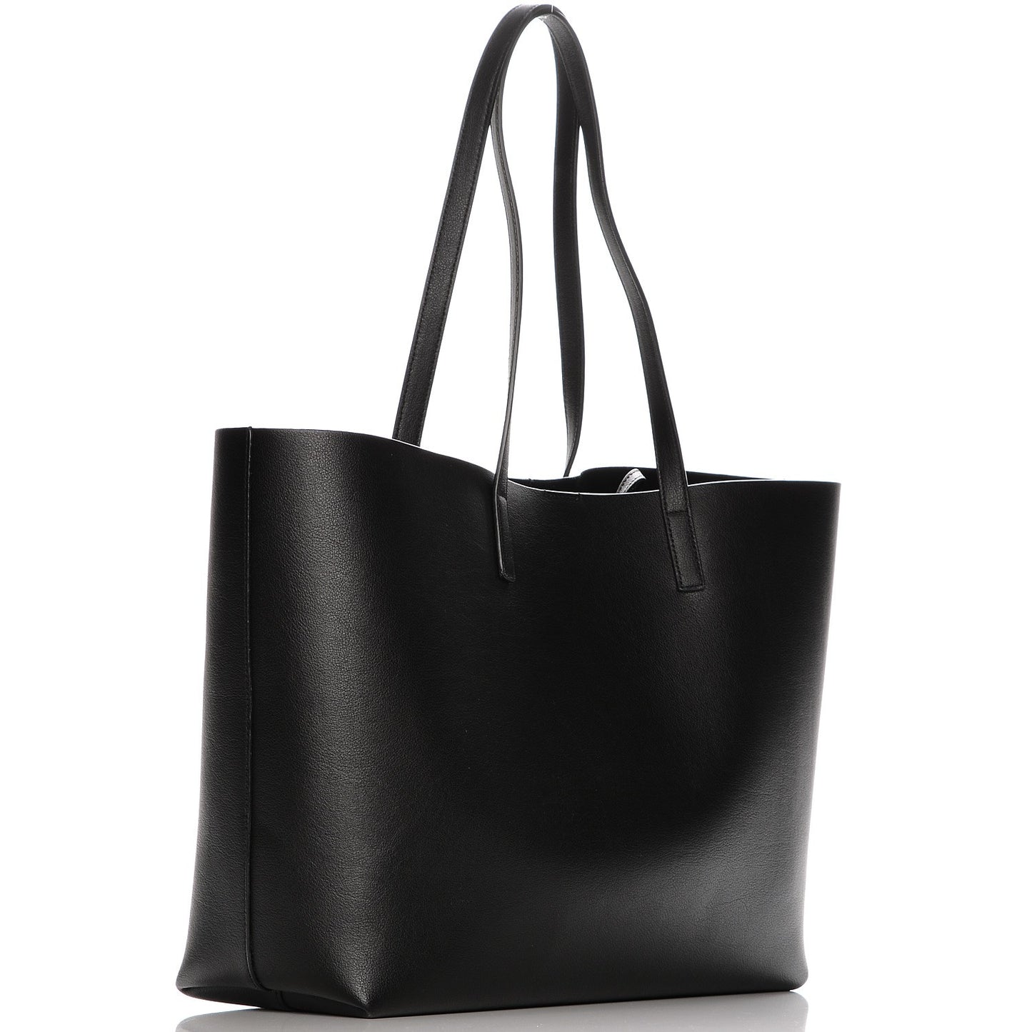 Calfskin Large Shopping Tote Black