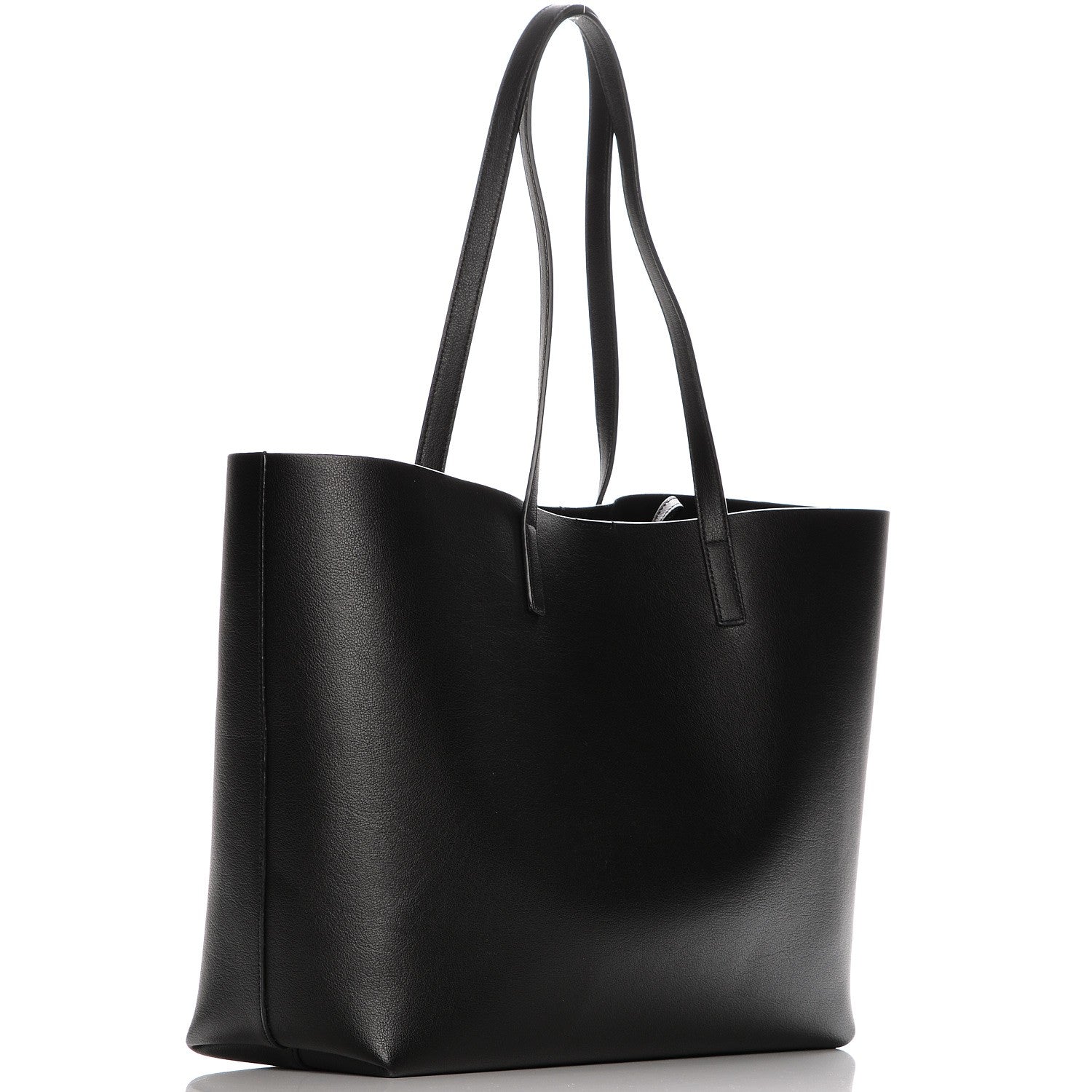 Saint Laurent Calfskin Large Shopping Tote Black 4 of 9