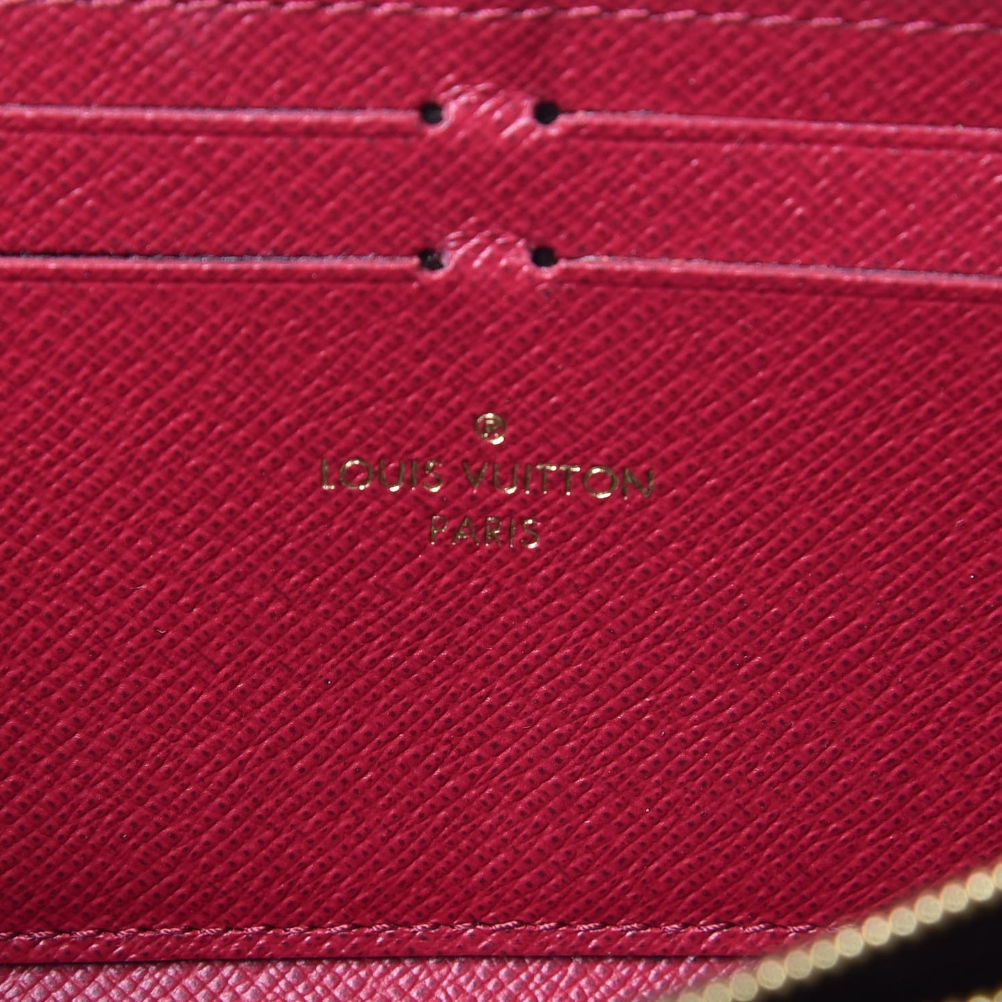 Monogram Clemence Wallet Fuchsia