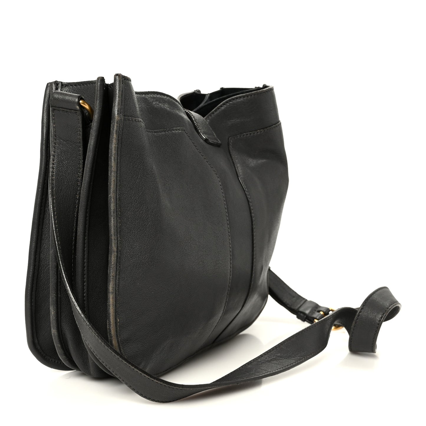 Sheepskin Medium Chyc Shoulder Bag Grey