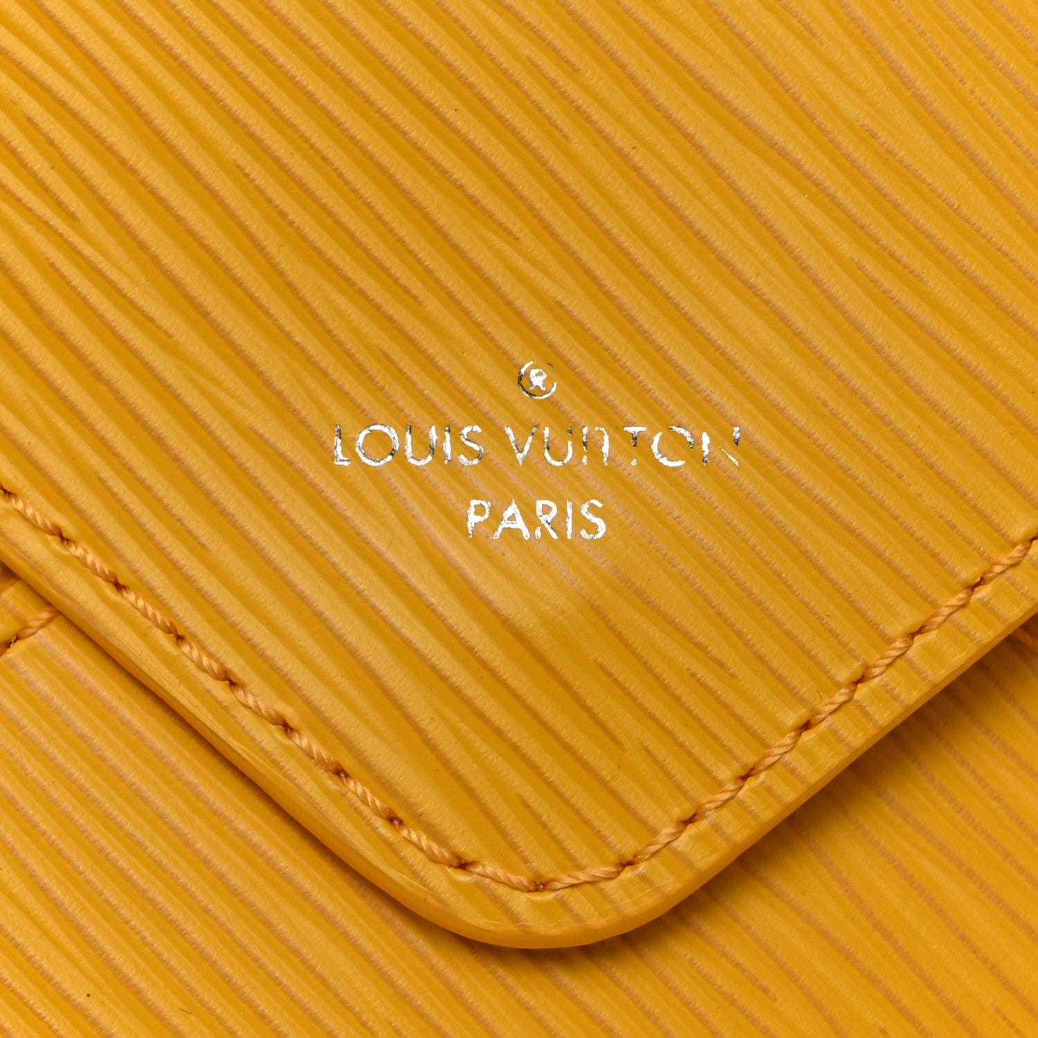Louis Vuitton Epi Envelope Pouch Yellow 6 of 6