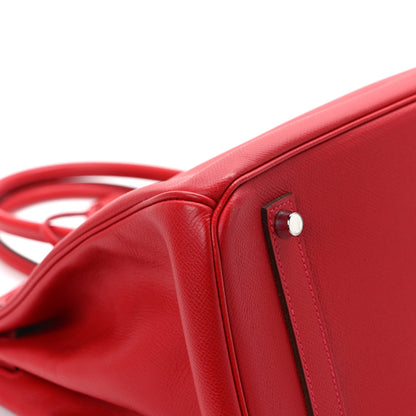 Hermes Epsom Birkin 35 Rouge Casaque 11 of 13