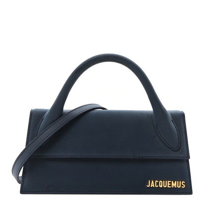 Jacquemus Calfskin Le Chiquito Long Dark Navy 1 of 10