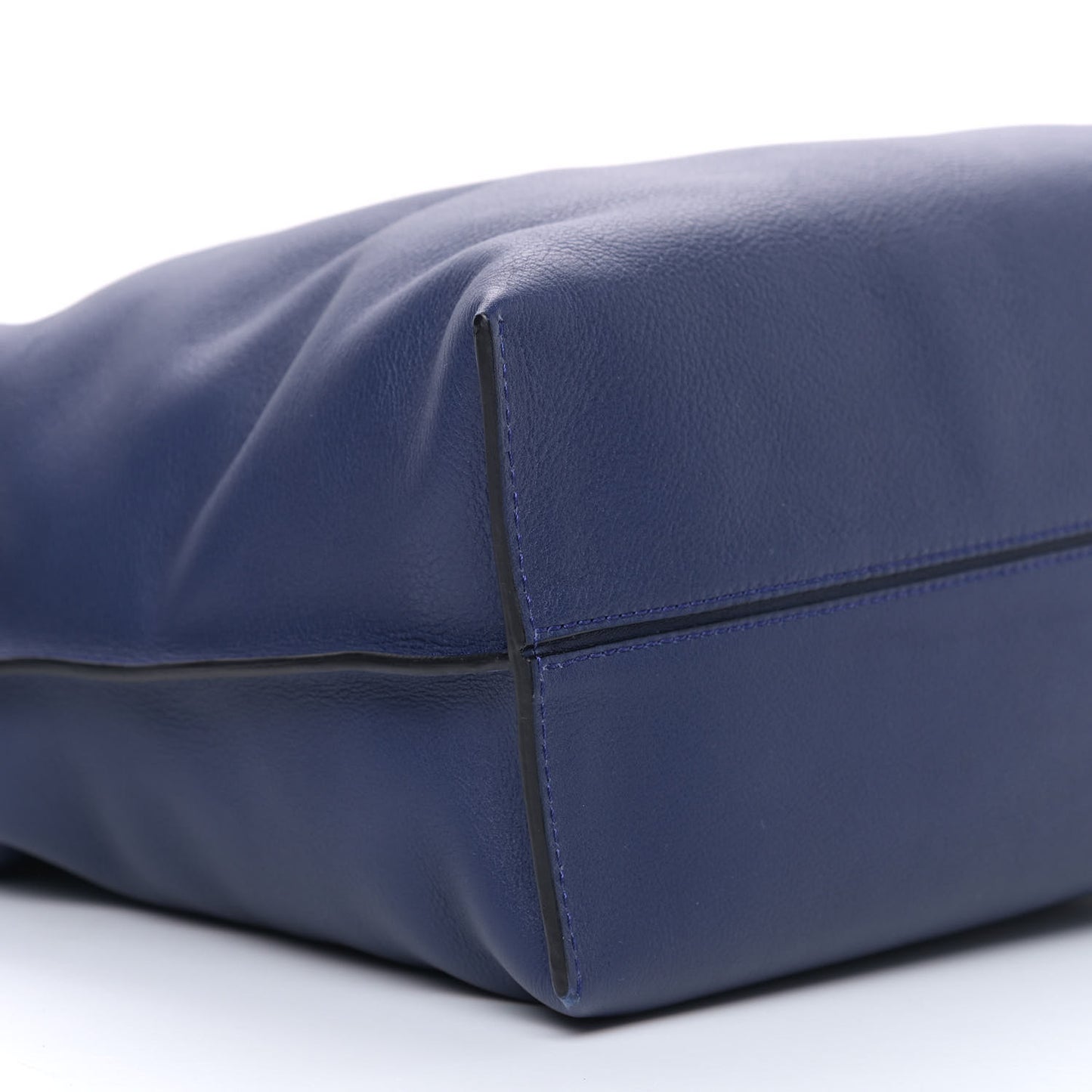 Calfskin Flamenco Knot Bag Navy
