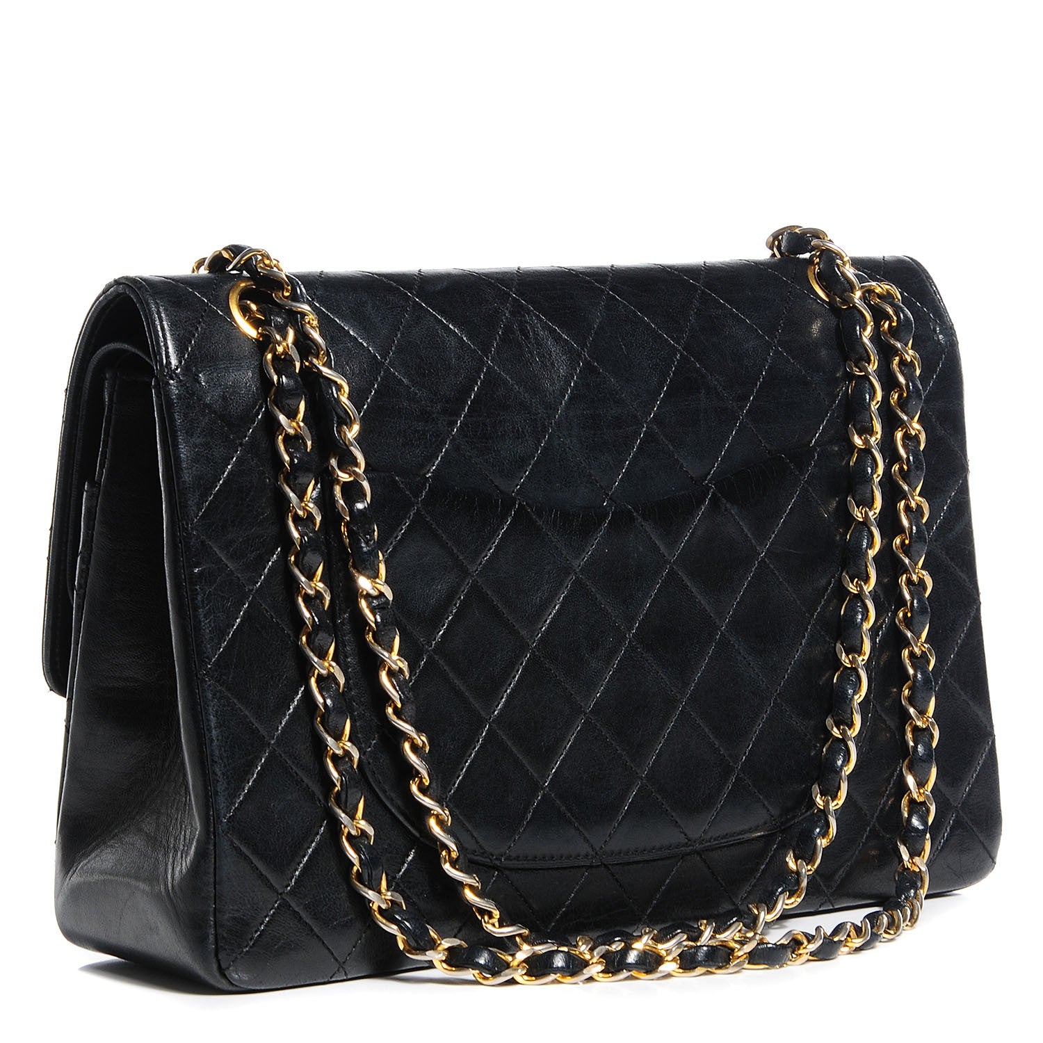 Chanel Lambskin Medium Double Flap Black 3 of 9