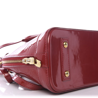 Louis Vuitton Vernis Alma BB Pomme D'Amour 6 of 8