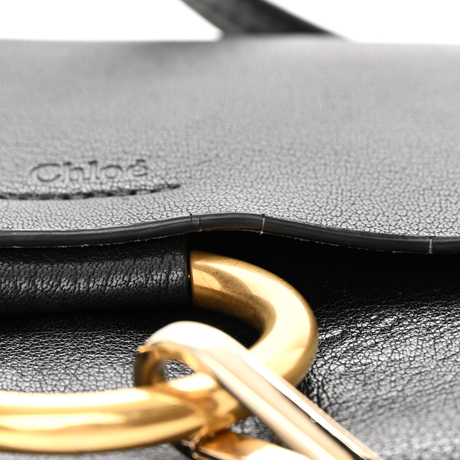 Chloe Goatskin Small Faye Shoulder Bag Black 23 of 23