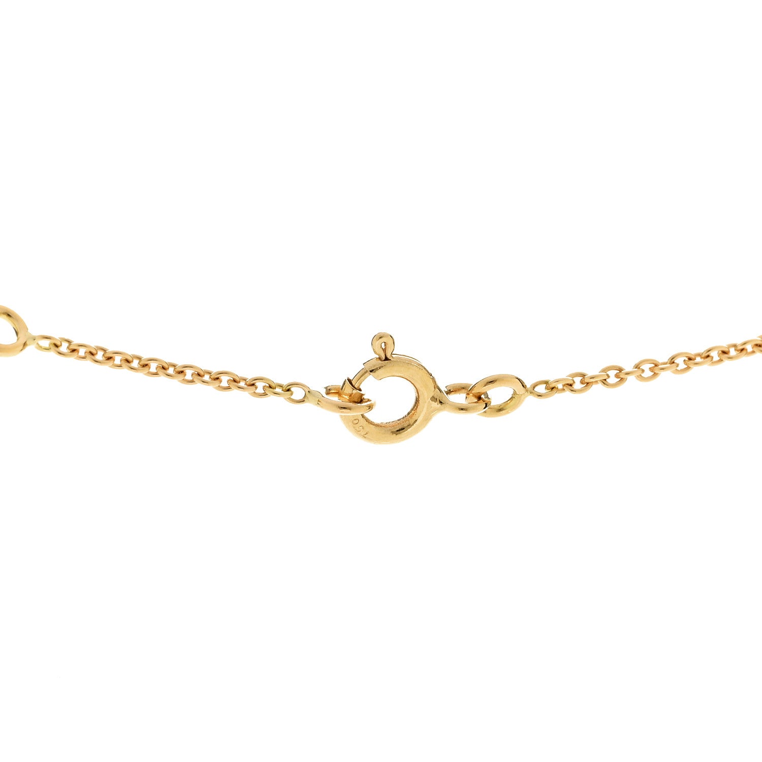 Christian Dior 18K Yellow Gold Diamond Lapis Lazuli Rose Des Vents Necklace 5 of 6