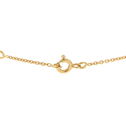 Christian Dior 18K Yellow Gold Diamond Lapis Lazuli Rose Des Vents Necklace 5 of 6