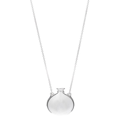 Tiffany Sterling Silver Elsa Peretti Bottle Pendant Necklace 1 of 7