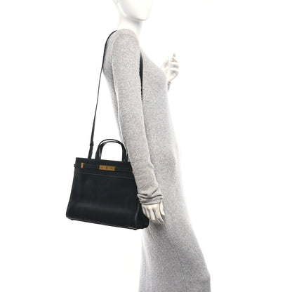 Saint Laurent Calfskin Small Manhattan Shopper Tote Black 2 of 10