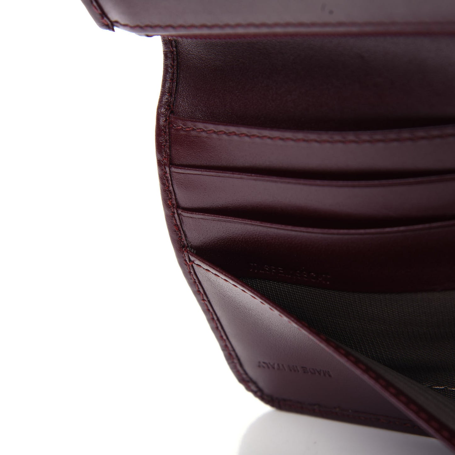 Haymarket Check Penrose Continental Wallet Burgundy