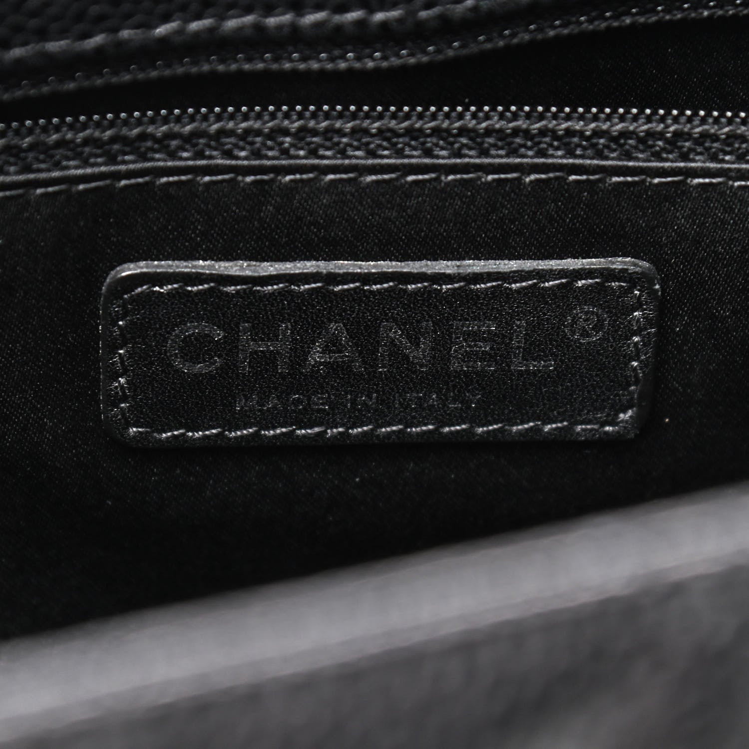 Chanel Caviar Quilted Grand Shopping Tote GST Black 8 of 9