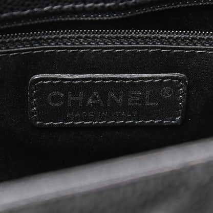 Chanel Caviar Quilted Grand Shopping Tote GST Black 8 of 9