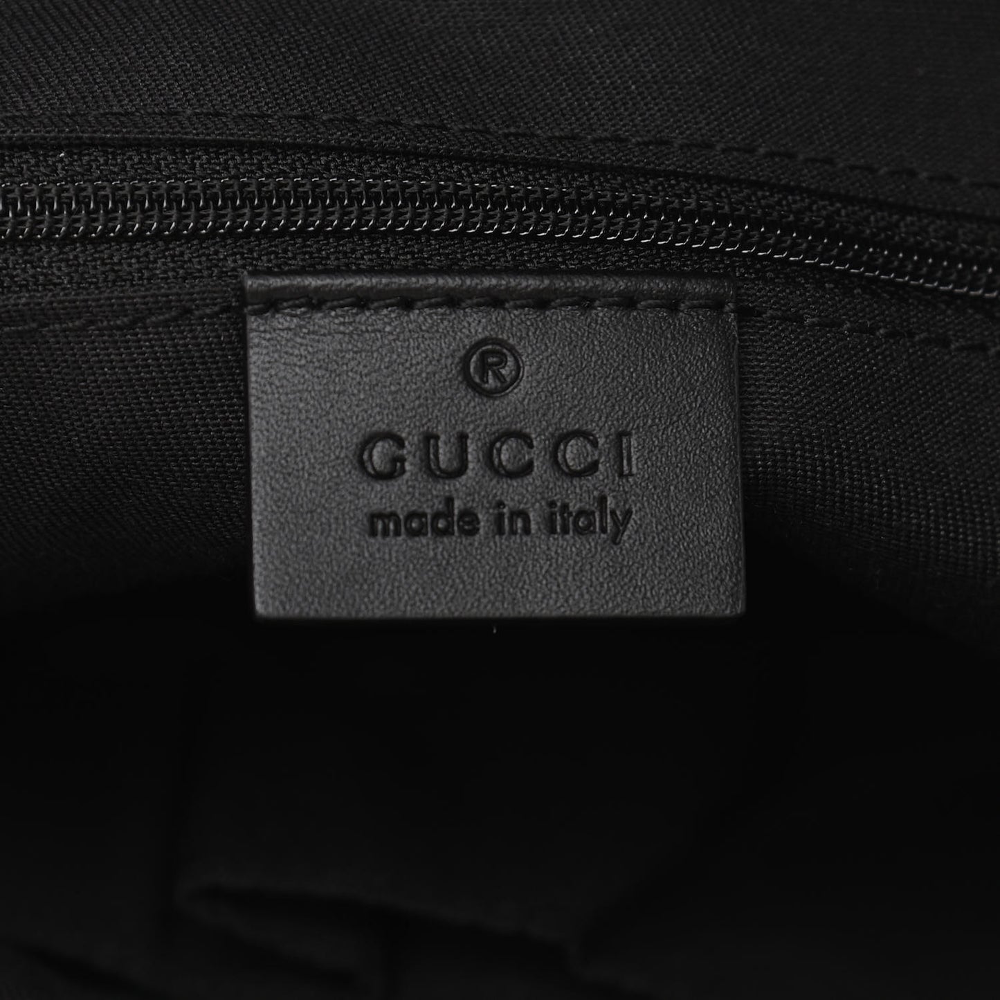 GG Monogram Web Flat Messenger Bag Black