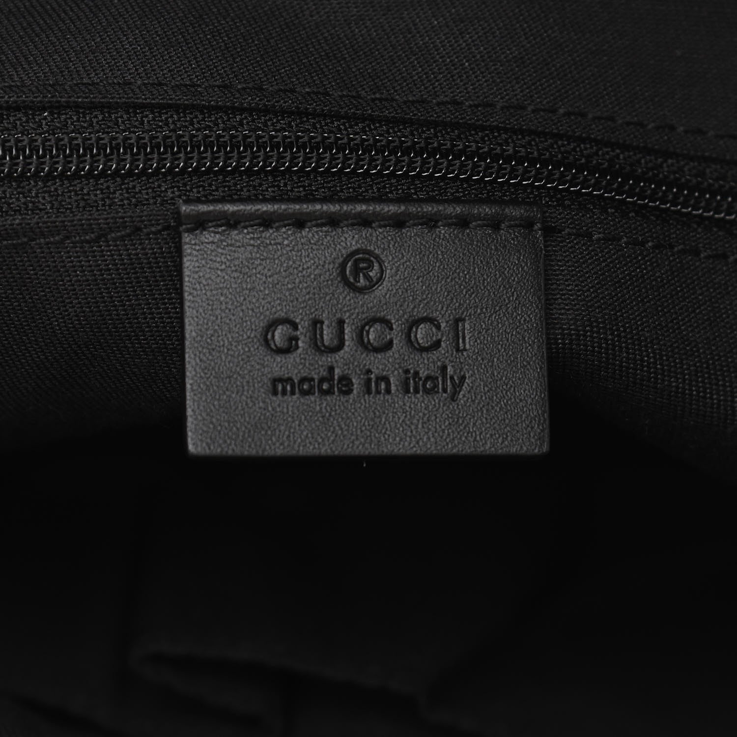 Gucci GG Monogram Web Flat Messenger Bag Black 7 of 11