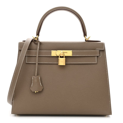 Hermes Epsom Kelly Sellier 28 Etoupe 1 of 11
