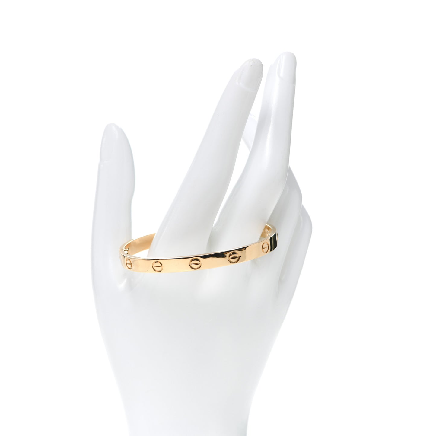 18K Yellow Gold LOVE Bracelet 17