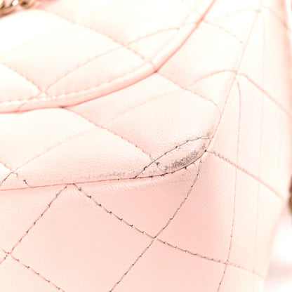 Chanel Lambskin Quilted Mini Top Handle Rectangular Flap Light Pink 11 of 14