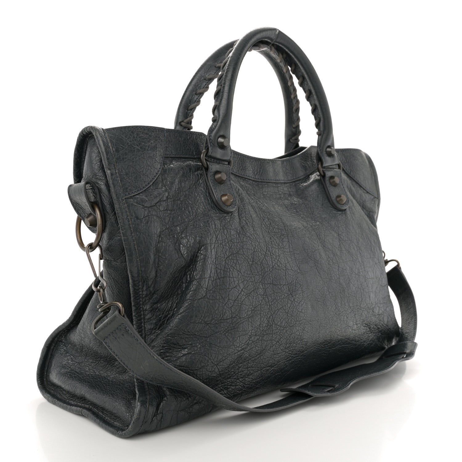 Balenciaga Agneau Classic Hardware City Anthracite 4 of 12