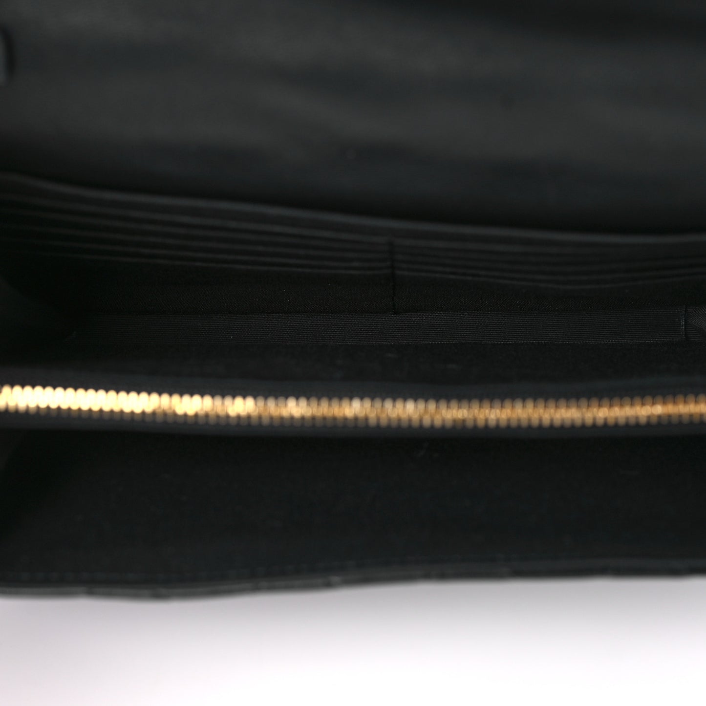 Lambskin Quilted Medusa Wallet On Chain Crossbody Black