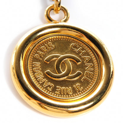 Chanel Metal Chain CC Medallion Belt Gold 6 of 6