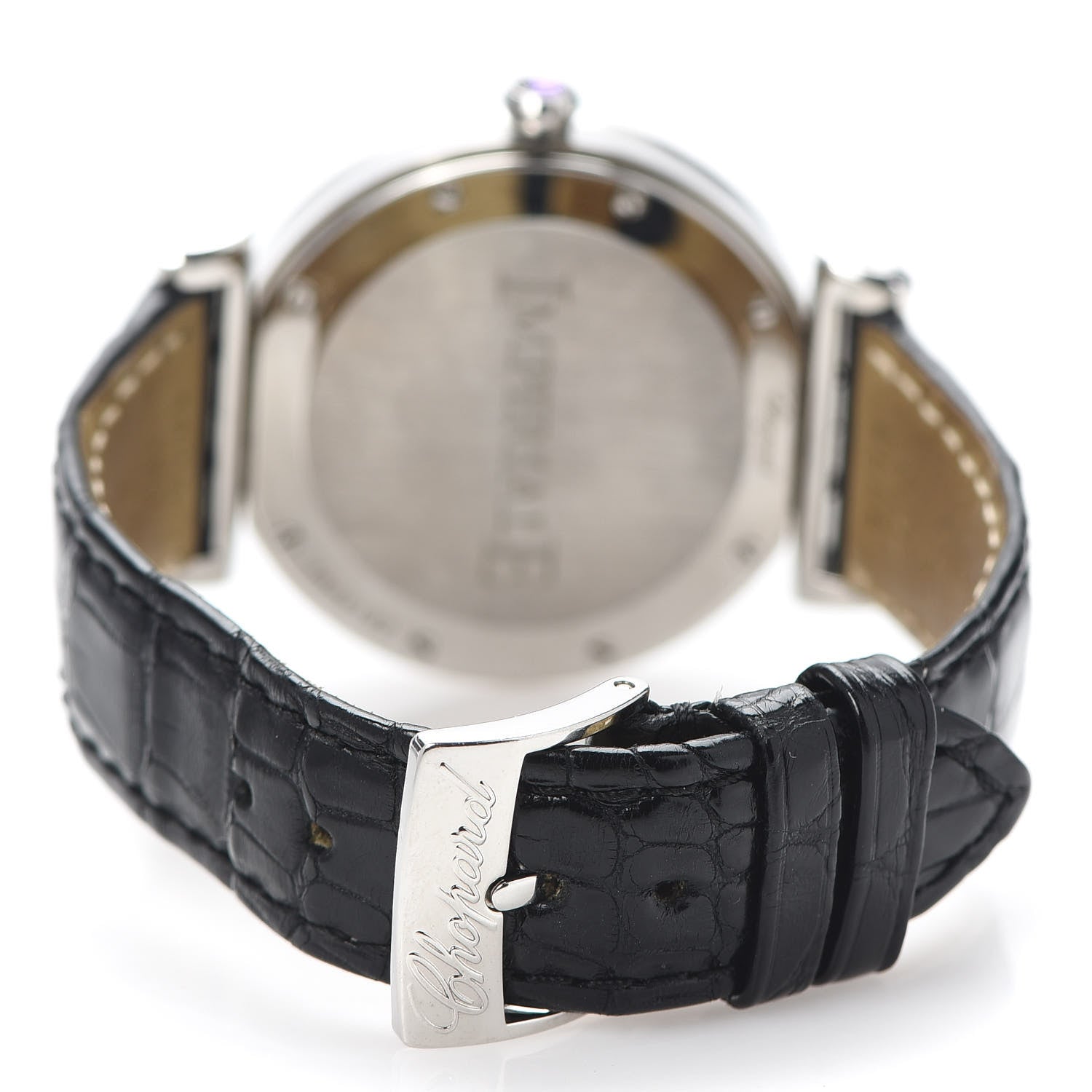 Chopard Stainless Steel Alligator Mother of Pearl 40mm Imperiale Quartz Watch 3 of 6