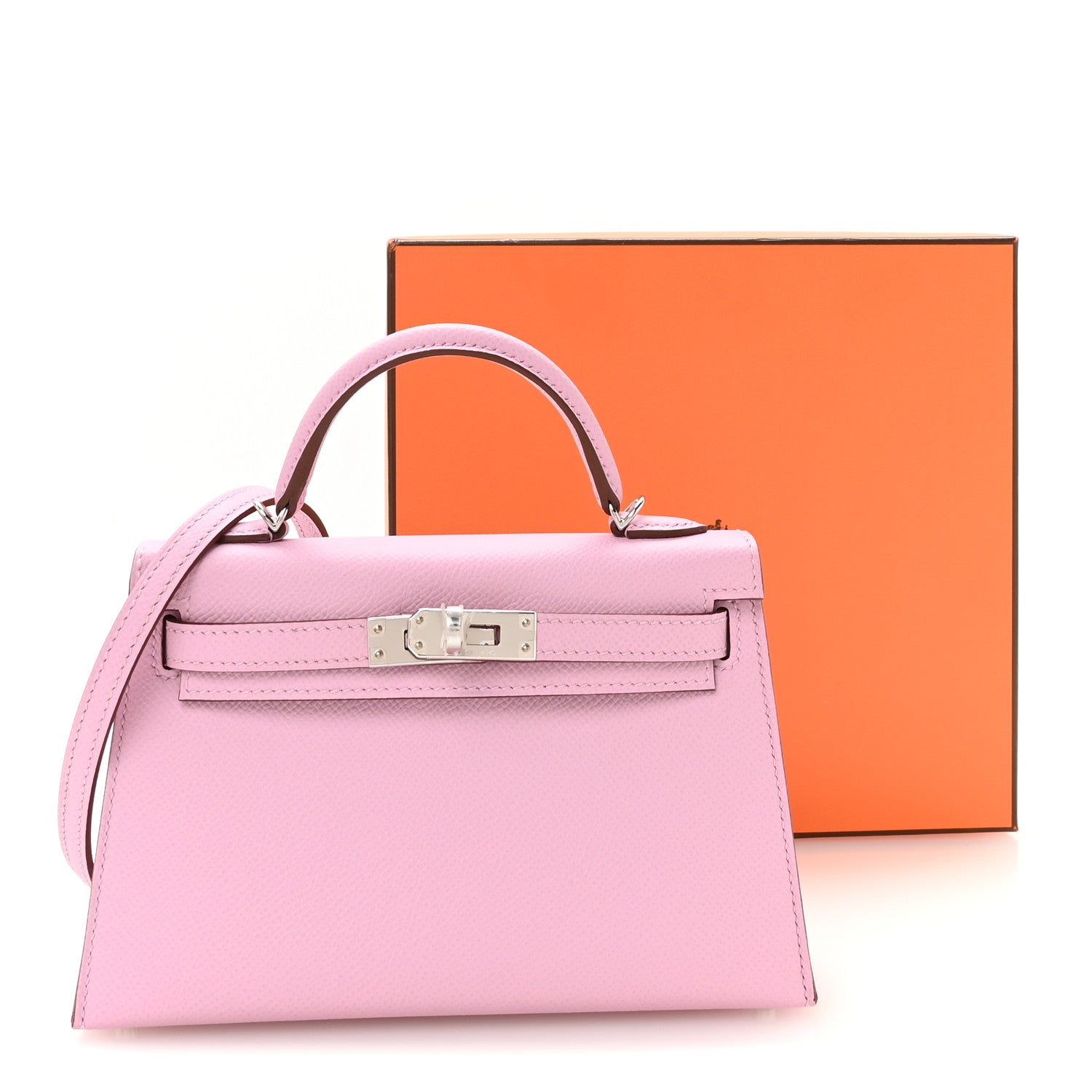 Hermes Epsom Mini Kelly Sellier 20 Mauve Sylvestre 10 of 10