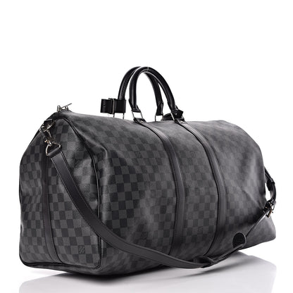 Louis Vuitton Damier Graphite Keepall Bandouliere 55 3 of 10
