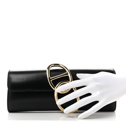 Hermes Box Egee Clutch Black 2 of 7