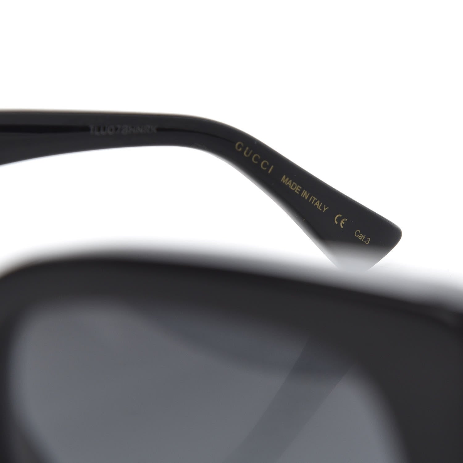 Gucci Cat Eye Optyl GG0163S Sunglasses Black 6 of 7