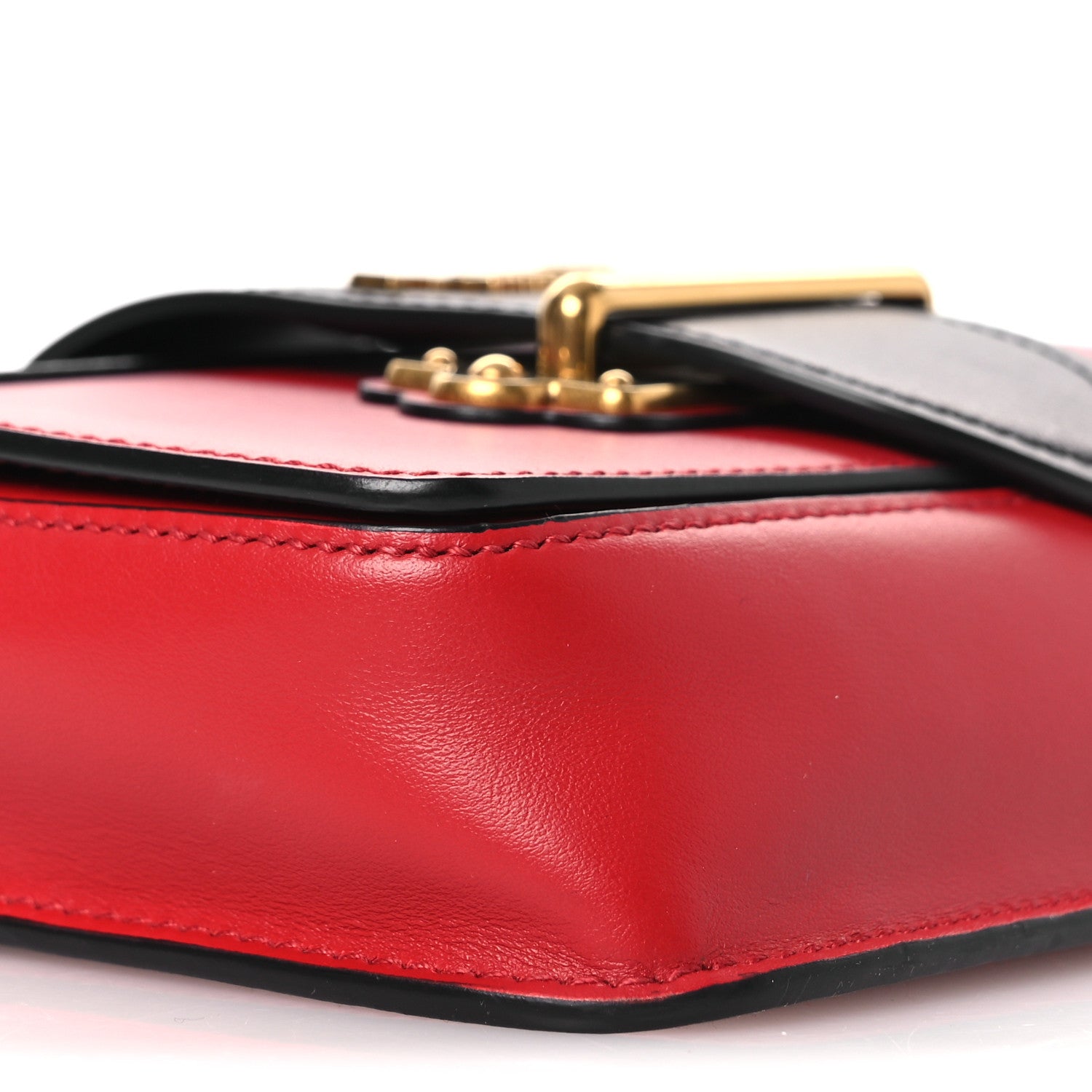Prada Saffiano City Calf Cahier Belt Bag Fuoco Black 8 of 11