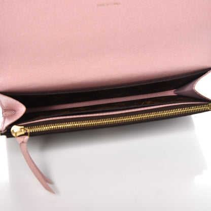 Louis Vuitton Monogram Emilie Wallet Rose Ballerine 5 of 6