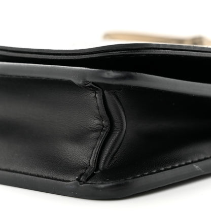 Stella McCartney Eco Alter Nappa Perforated Logo Mini Crossbody Bag Black 9 of 12