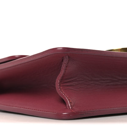 Christian Dior Smooth Calfskin 30 Montaigne Flap Bag Burgundy 7 of 10