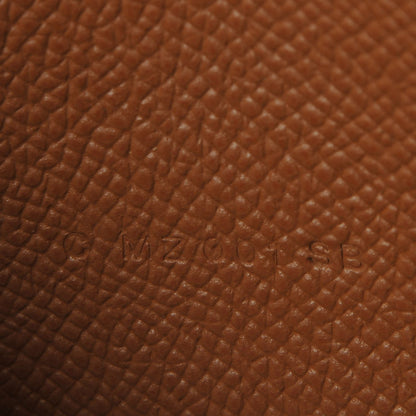 Hermes Epsom Mini Bearn Wallet Gold 7 of 8