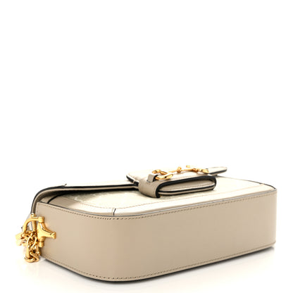 Gucci GG Supreme Monogram Small Horsebit 1955 Chain Shoulder Bag Beige Mystic White 4 of 10