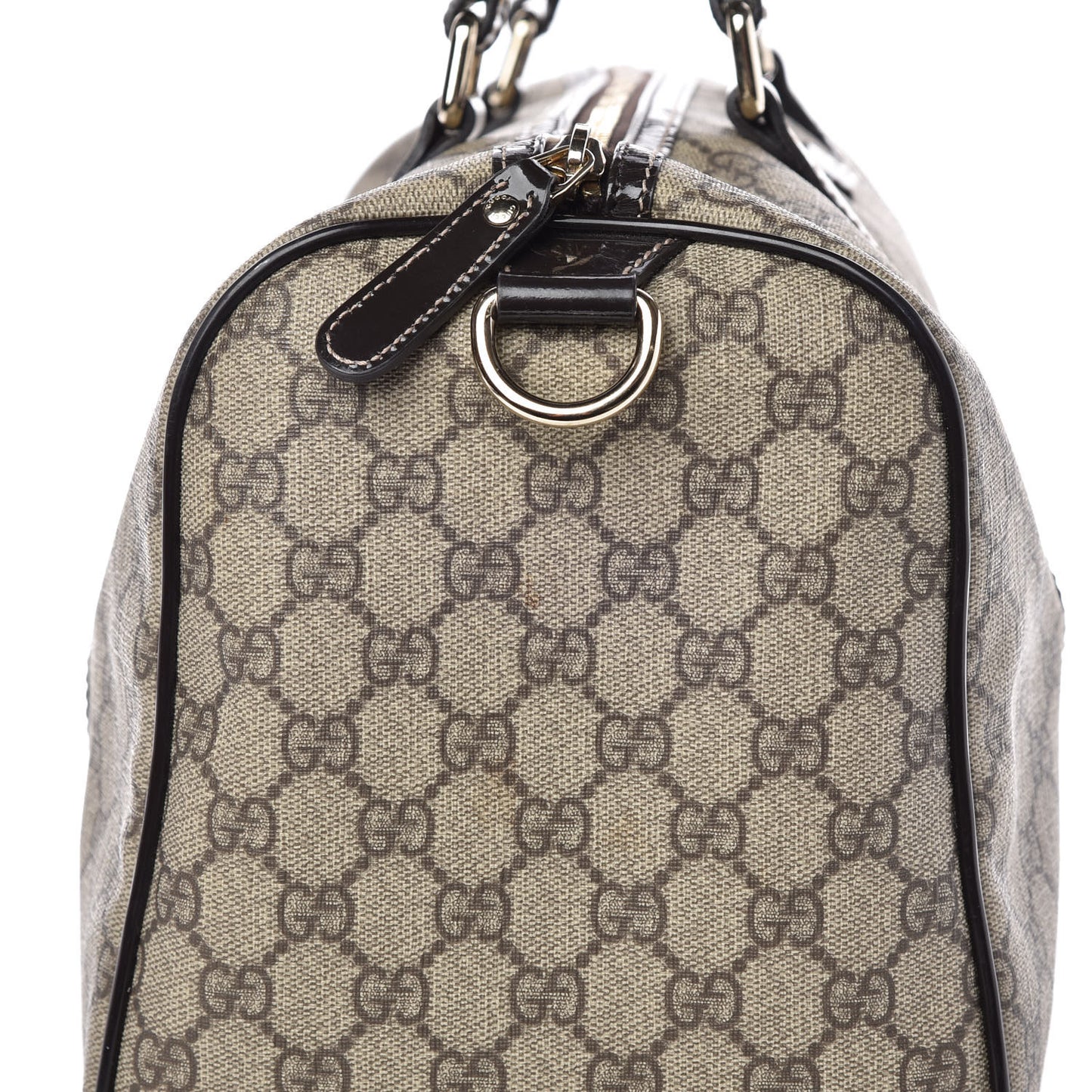 GG Plus Monogram Medium Joy Boston Dark Brown