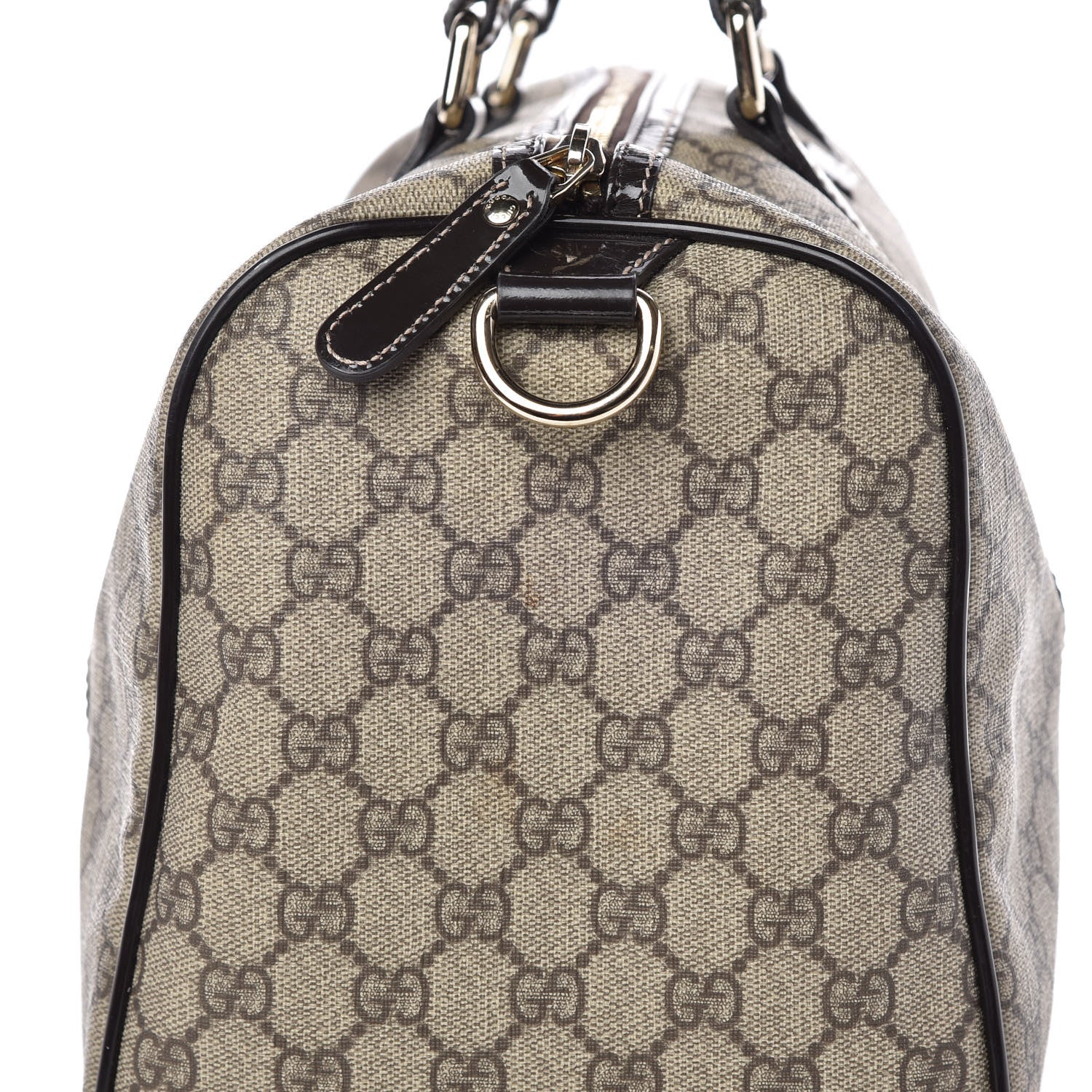 Gucci GG Plus Monogram Medium Joy Boston Dark Brown 8 of 8