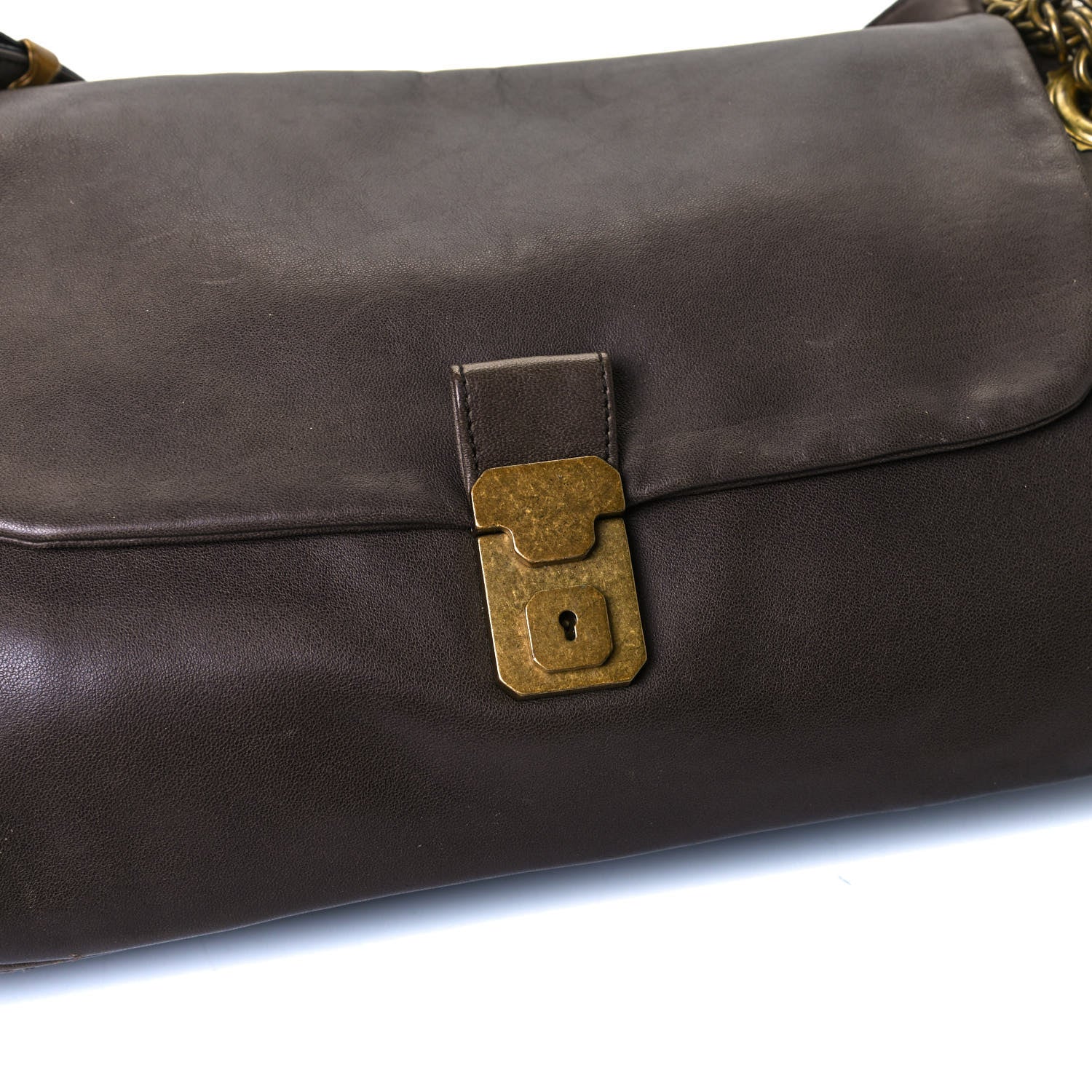 Bottega Veneta Nappa Intrecciato Napoli Shoulder Bag 9 of 15