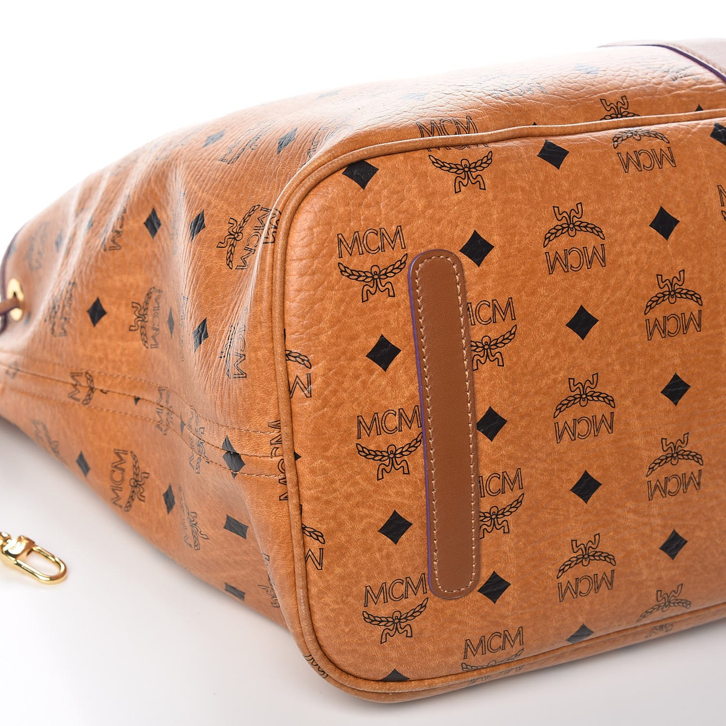Visetos Large Liz Reversible Shopper Tote Cognac