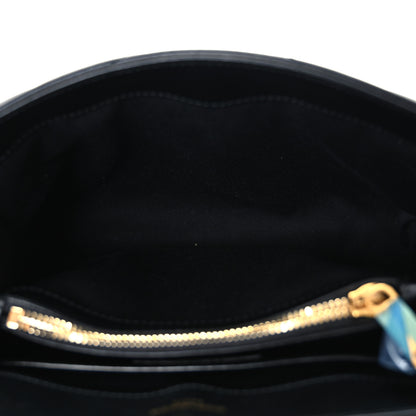 Saint Laurent Calfskin Y Quilted Monogram Small Loulou Chain Satchel Black 6 of 12