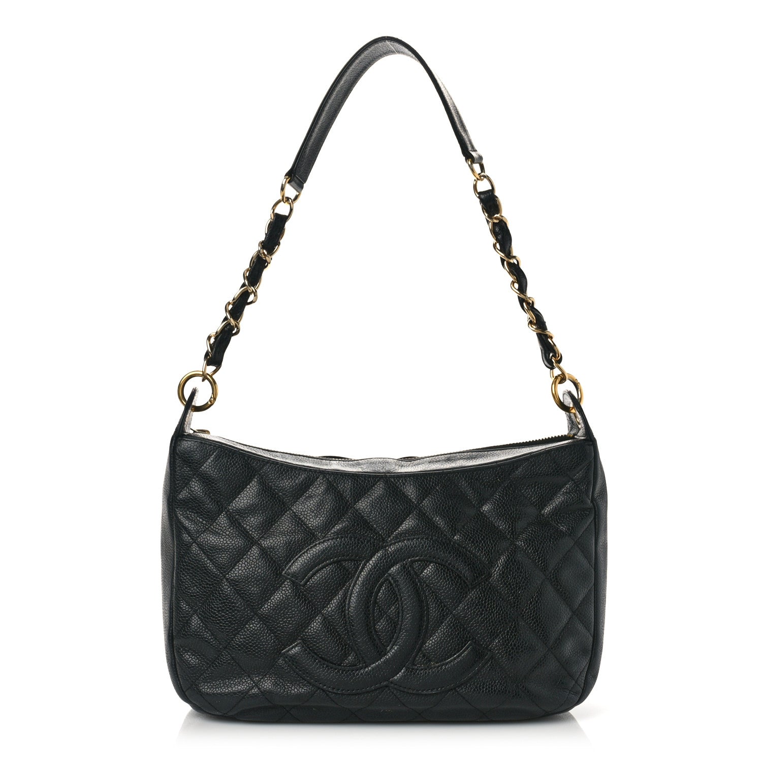 Chanel Caviar Quilted Timeless CC Shoulder Bag Black 1 of 10