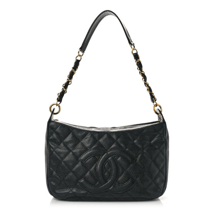 Chanel Caviar Quilted Timeless CC Shoulder Bag Black 1 of 10