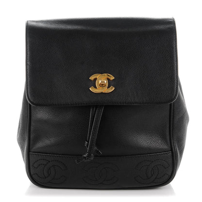 Chanel Caviar CC Backpack Black 1 of 7
