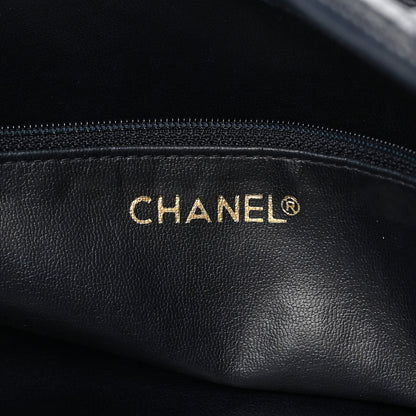 Chanel Lambskin Quilted Shoulder Bag Navy 6 of 21