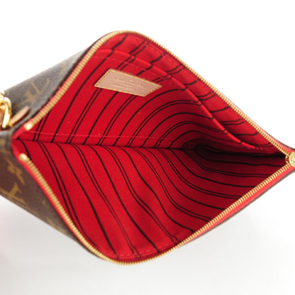 Louis Vuitton Monogram Neverfull MM GM Pochette Cherry 5 of 8